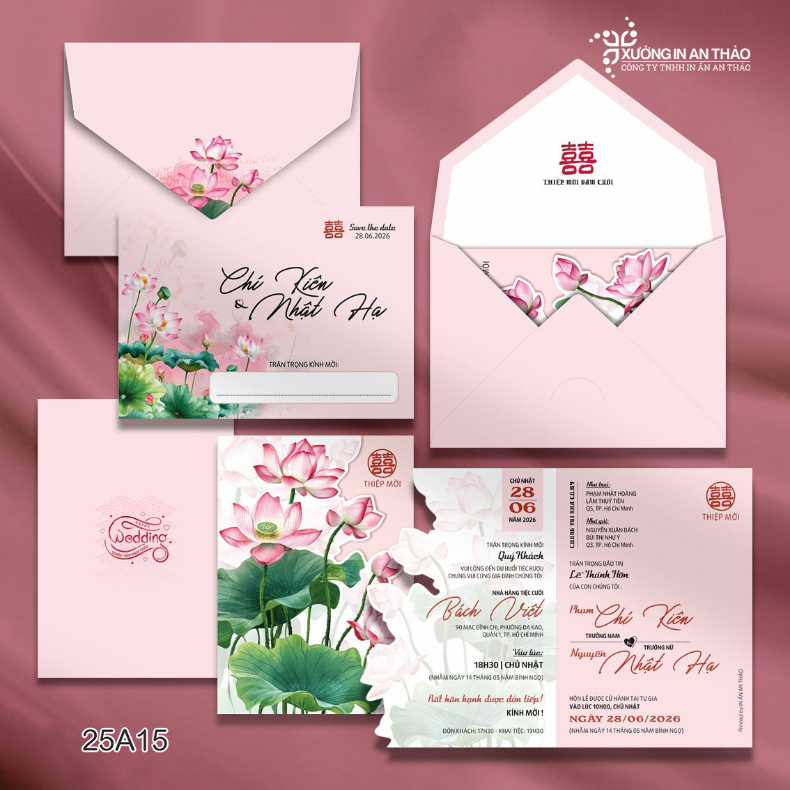 https://www.inanthao.com/Thiệp Cưới Hoa Sen + Ruột Kiểu - 25A15