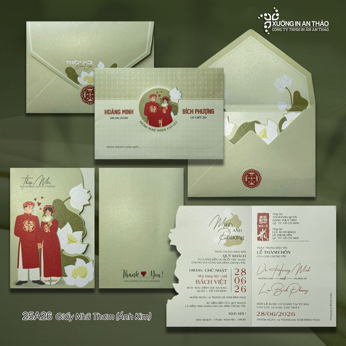https://www.inanthao.com/Thiệp Cưới ChiBi Hoa Sen (Giấy Nhũ Thơm) - 25A26