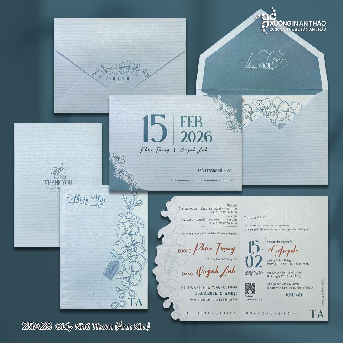 https://www.inanthao.com/Thiệp Cưới Hoa Anh Đào (Giấy Nhũ Thơm) - 25A28