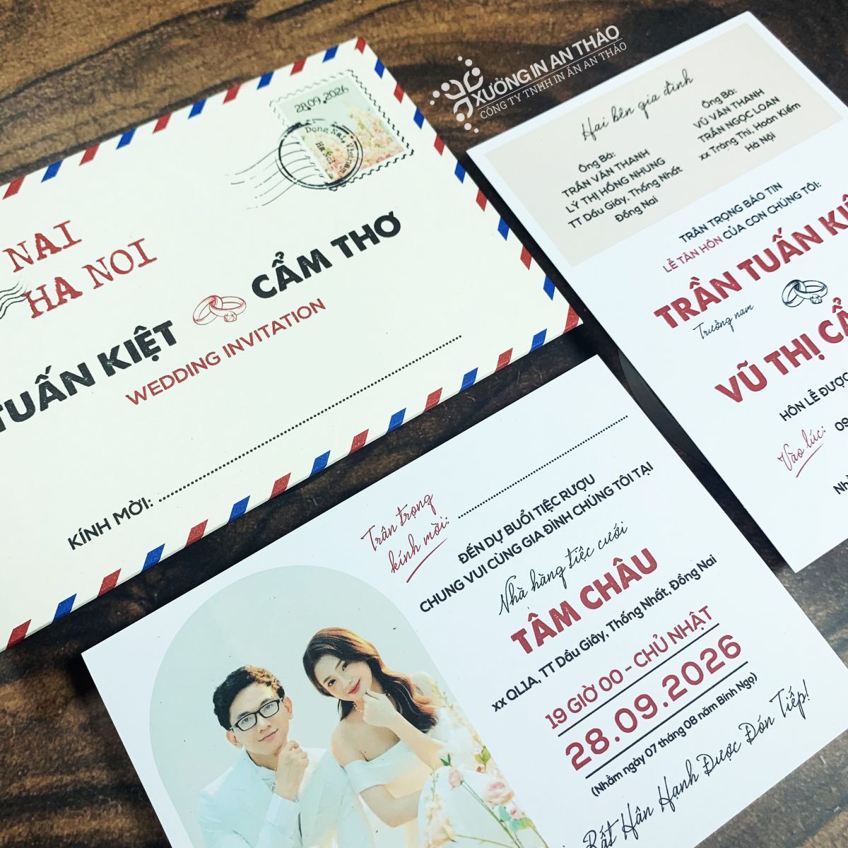 ATH21 - Thiệp Cưới In Hình (in từ 20 thiệp)
