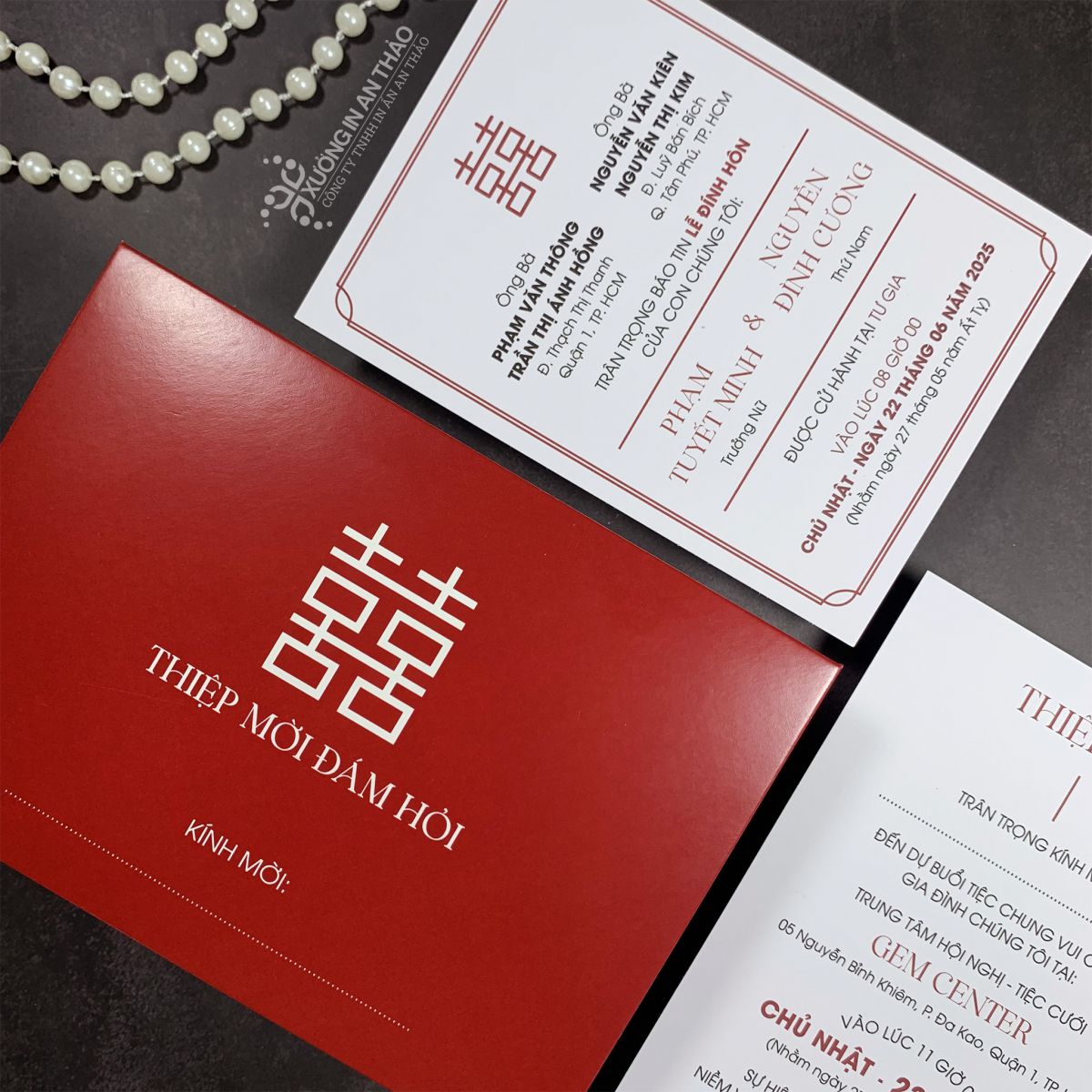 https://www.inanthao.com/Thiệp Mời Đám Hỏi / Chữ Hỷ Đơn Giản - ATK11O