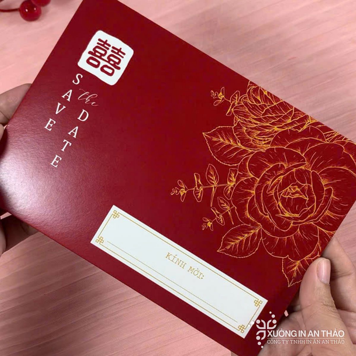Thiệp Cưới/ Hỏi/ Báo Hỷ Save The Date - ATK17