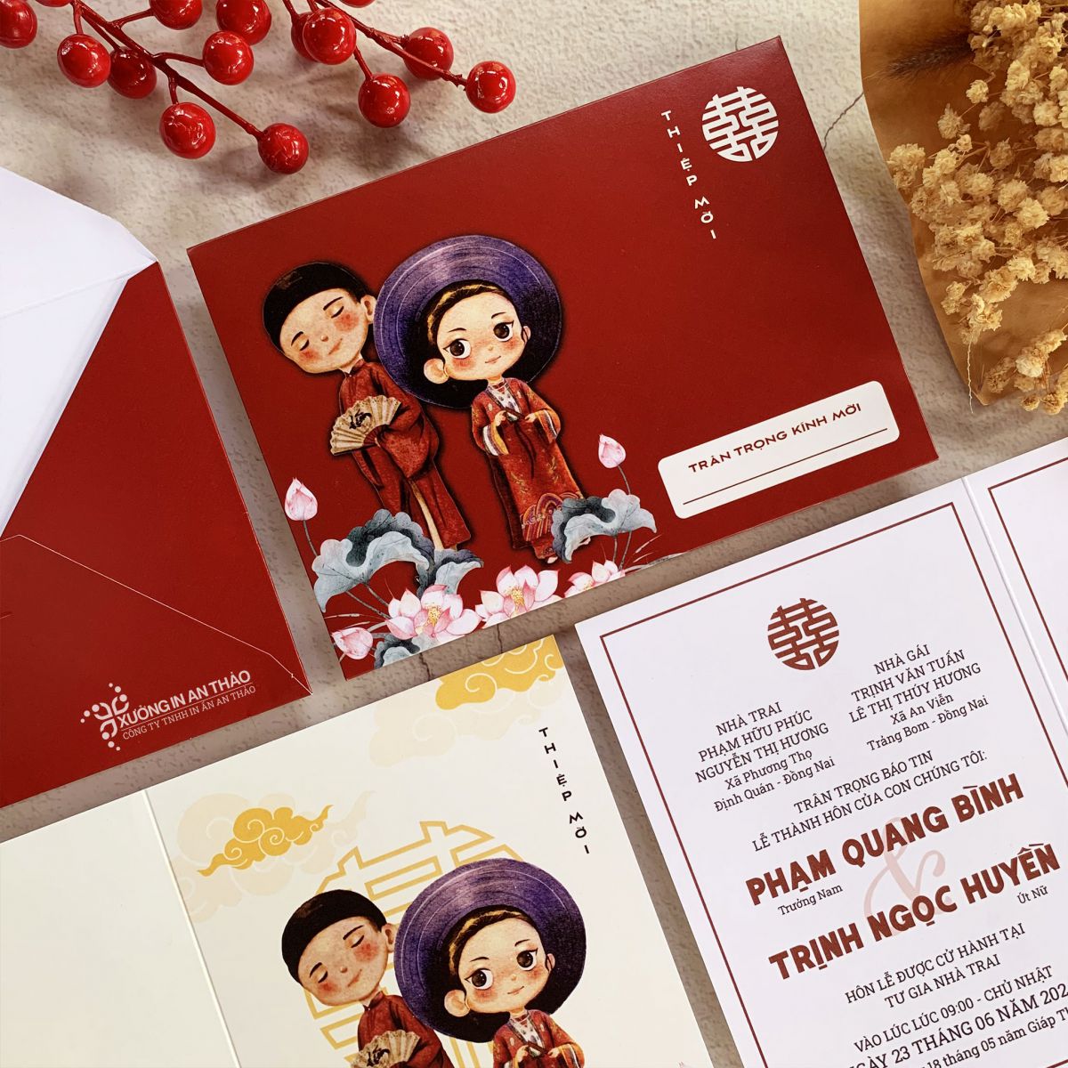 https://www.inanthao.com/Thiệp cưới/ hỏi/ báo hỷ Chibi Việt Phục (Nhật Bình) - ATK24