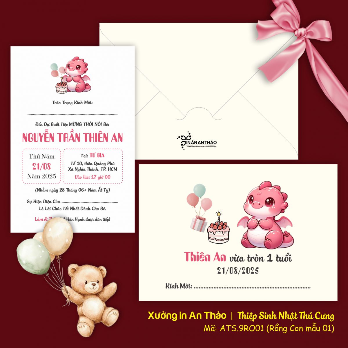 https://www.inanthao.com/[ATS.9RO01] Thiệp Sinh Nhật Rồng Con (Mẫu 01) - in từ 20 thiệp