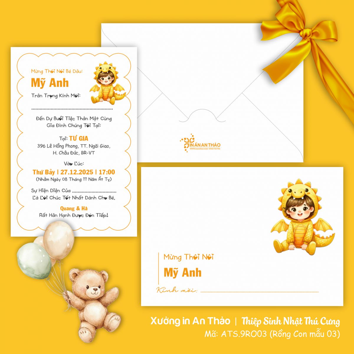 https://www.inanthao.com/[ATS.9RO03] Thiệp Sinh Nhật Rồng Con (Mẫu 03) - in từ 20 thiệp