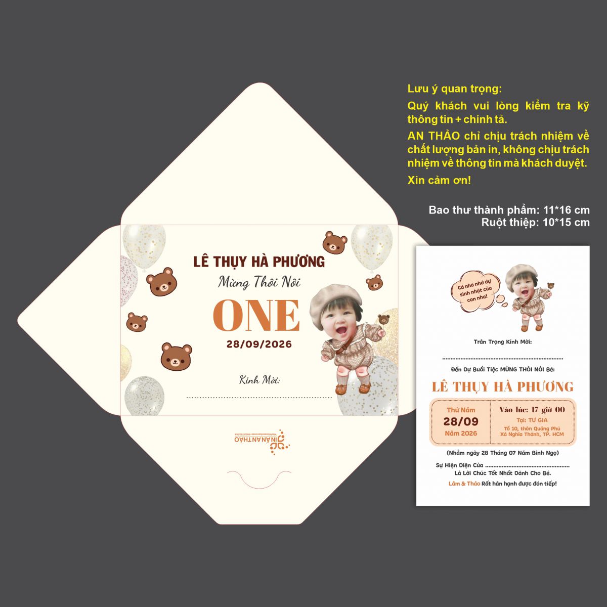 [ATS.GH01] Thiệp Sinh Nhật Ghép Hình (Mẫu 01) - in từ 20 thiệp