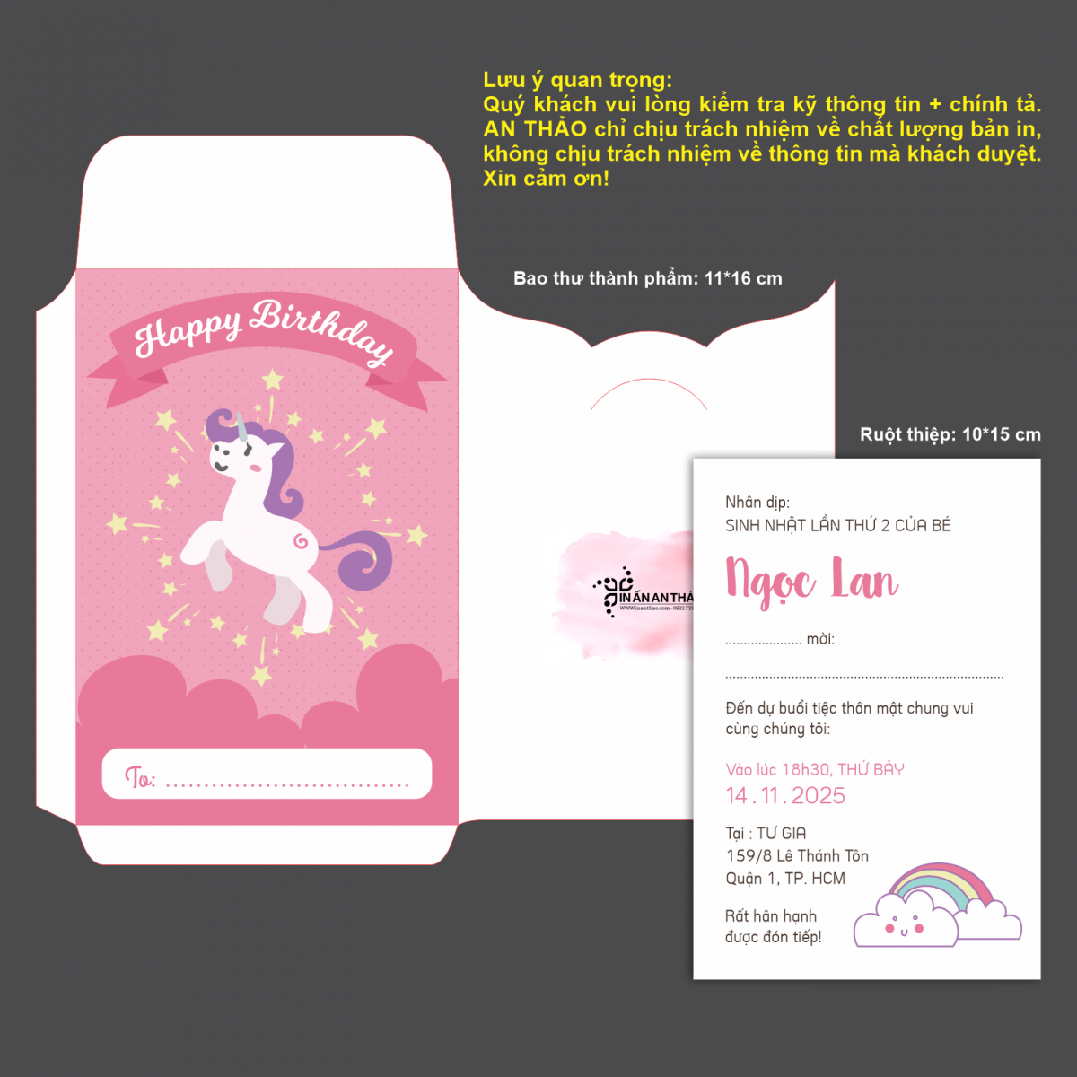 [ATS-07NG] Thiệp Sinh Nhật NGỰA PONY (Tuổi Ngọ)